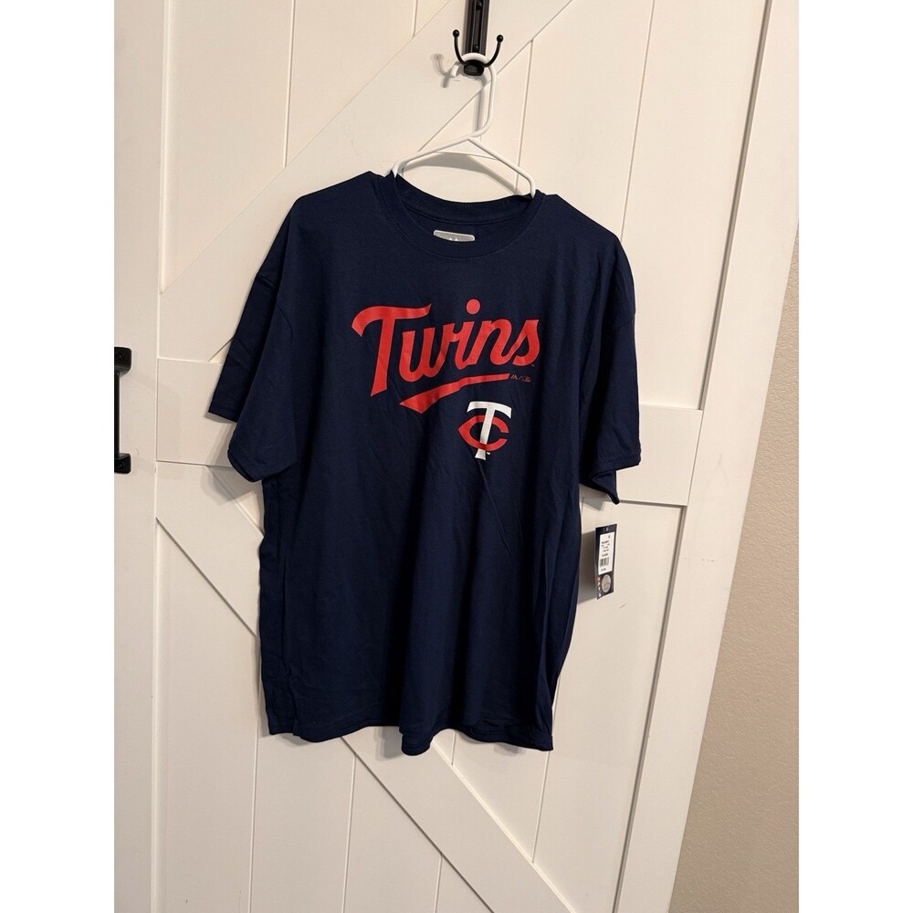 Minnesota Twins Men's Large Short Sleeve T-Shirt MLB Majestic